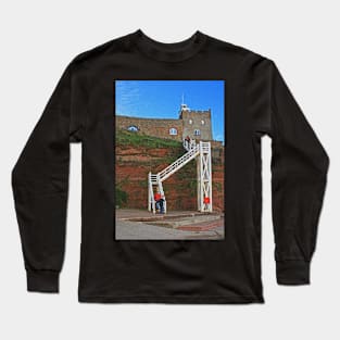 Jacob's Ladder, Sidmouth, Devon Long Sleeve T-Shirt